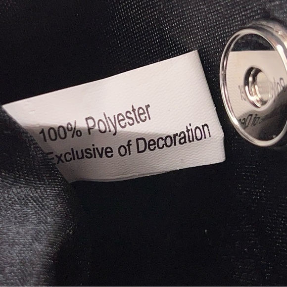 Black Sequin Small Purse Crossbody  Event Party Formal Glam Goth Retro Pinup - Picture 9 of 11